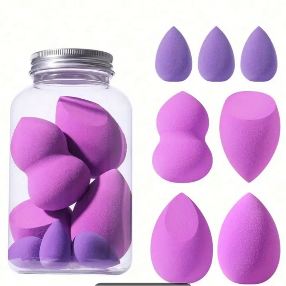 New• Set of 7 blending sponges- purple set